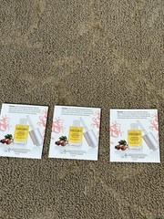 Lot Of 4 Burt’s Bees Items ( 1 Lemon Butter Cuticle Cream, 3 Facial Oil Samples