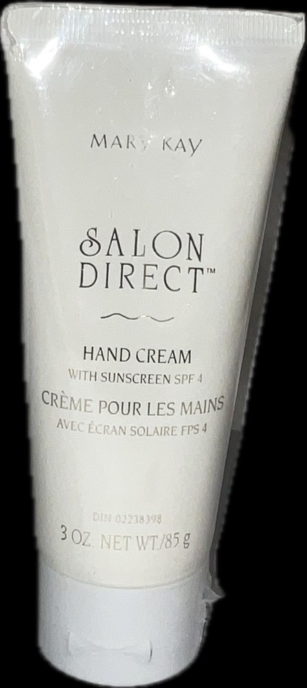 Mary Kay Salon Direct Hand Cream 3 oz. with Sunscreen SPF 4 New Sealed