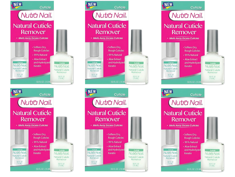 Nutra Nail Natural Cuticle Remover, 0.5 oz (Pack of 6)
