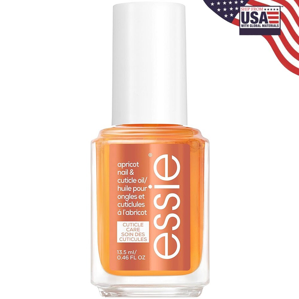 essie Nail Care, 8-Free Vegan, Apricot Nail and Cuticle Oil, softened and nou…
