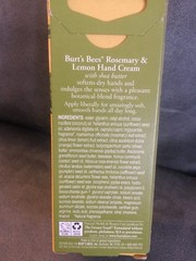 BURT’S BEES ROSEMARY & LEMON HAND CREAM W/ SHEA BUTTER 1 OZ – READ DESCRIPTION