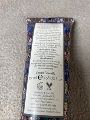 William Morris White Iris & Amber Hand Cream Vegan Collectable Tin Box