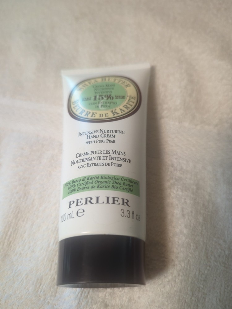 Perlier Shea Butter & Pure Pear Hand Cream 3.3 oz – Brand New & Sealed