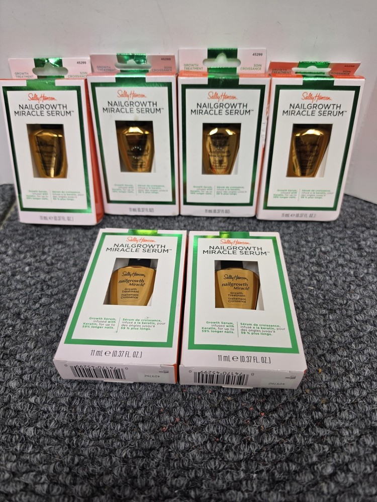 6 X Sally Hansen Nailgrowth Miracle Serum 0.37 fl oz/each
