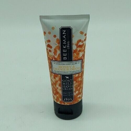 Beekman 1802 Goat Milk Hand Cream 2.0 oz Honey & Orange Blossom 2 Oz new sealed