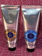 7-L’Occitane Assortment Of Hand & Foot Cream Trio 6- 1 oz each 1- 0.3 Oz.