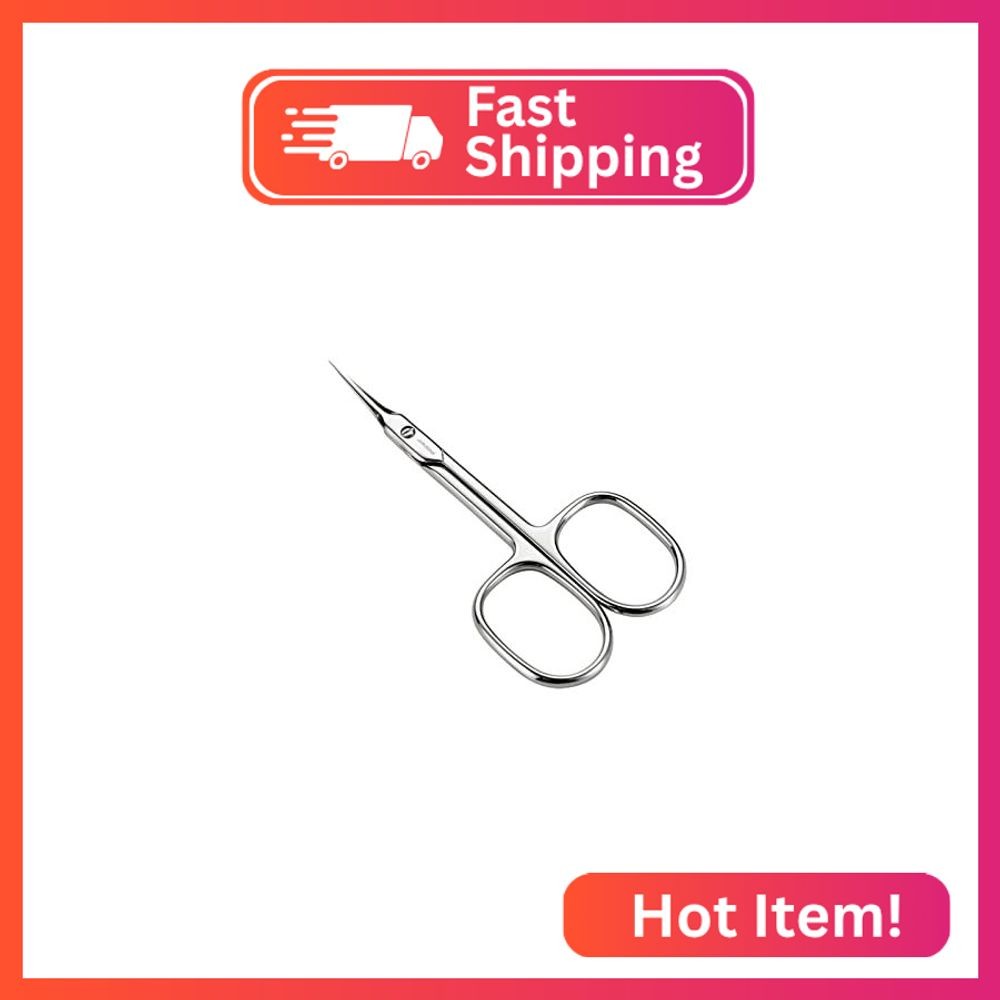 JARVISTAR Small Cuticle Scissors for Nail: Multipurpose Stainless Steel Curved B