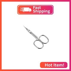 JARVISTAR Small Cuticle Scissors for Nail: Multipurpose Stainless Steel Curved B