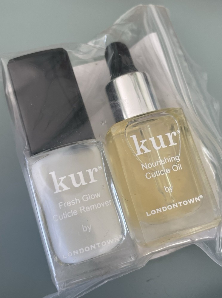 LONDONTOWN KUR Cuticle Saver Duo – Cuticle Remover and Oil – New Sealed Package