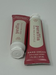 3 New Bath and Body Works PARAFFIN Hand, Nail, and Cuticle Hand Cream 1 oz