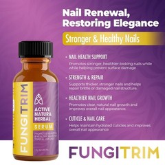 FungiTrim Nail Renewal Serum 1oz – Natural Botanical Formula Supports Healthy Na