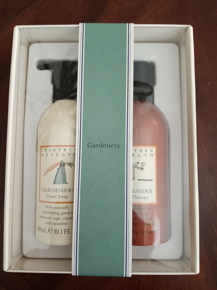 Crabtree Evelyn Gardeners Hand Therapy Duo Gift Set NEW IN BOX