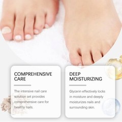 2ml Nail Care Solution Set Improve Soft Nails Moisturize Cuticles Repair Nails