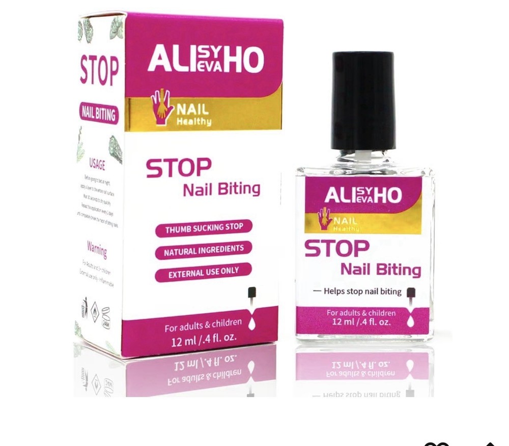 Nail Biting Treatment Bitter Nail Polish Stop Nail Biting for Kids Adults 12ml