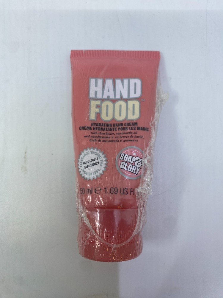 Soap & Glory Original Pink Hand Food Hand Cream Travel Mini 1.69 Fl Oz Tube