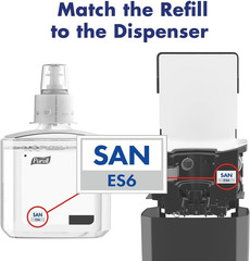PURELL ES6 Automatic Hand Sanitizer 40.5 Fl Oz (Pack of 1), Graphite