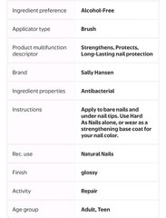 Two New Sally Hansen Hard as Nails Strength Treatment, Clear Nail Treatments