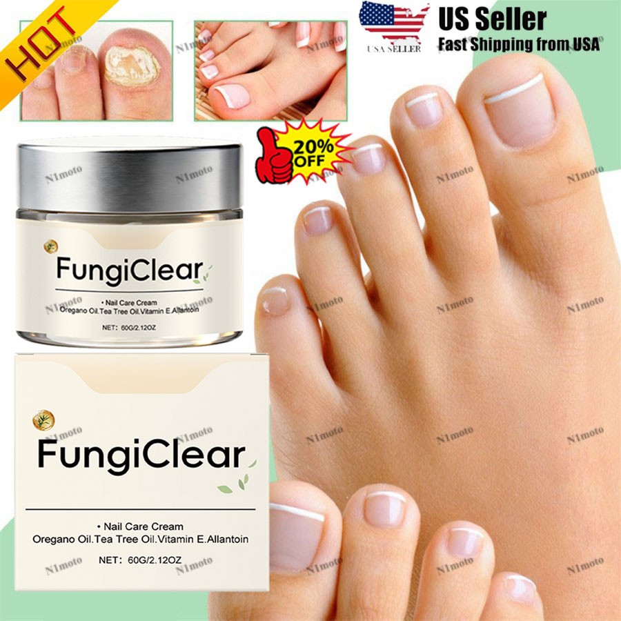 New FungiClear Phrena Nail Care Cream With Tea Tree Oil, Oregano Oil, Vitamin E~