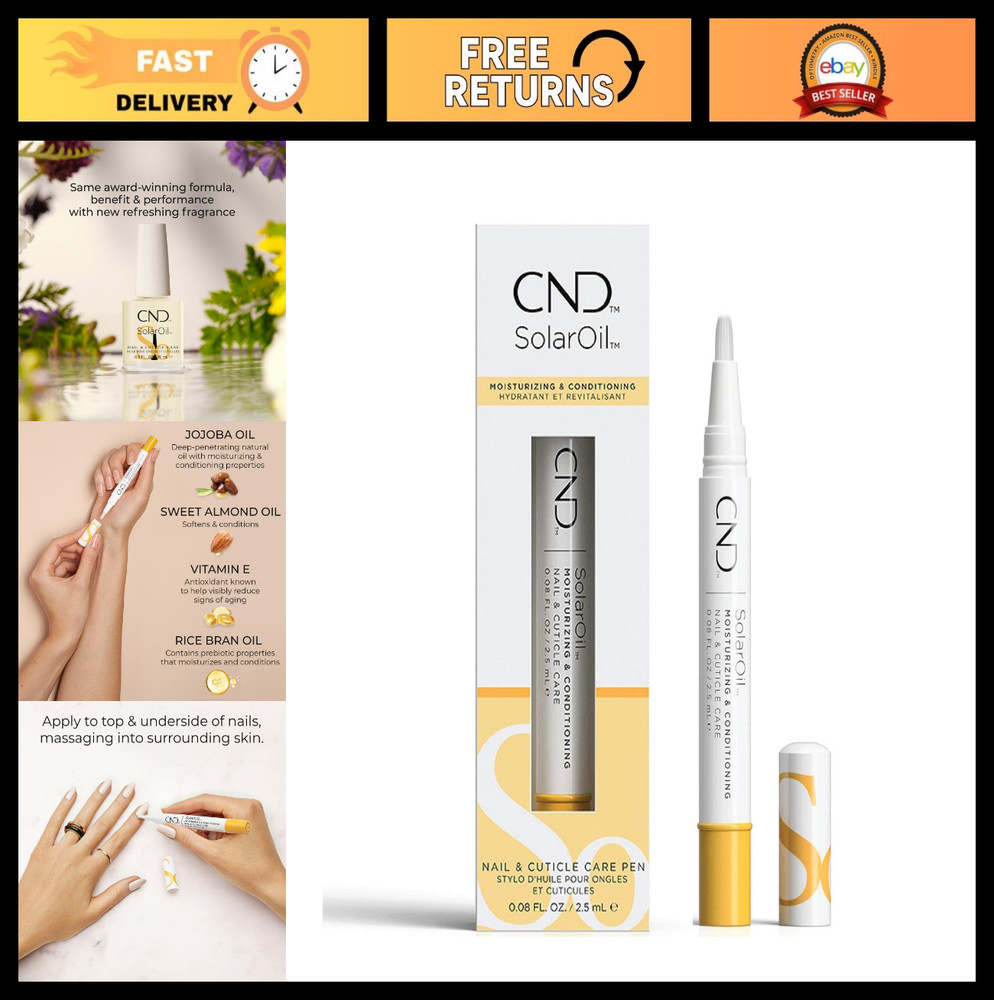 Cuticle Oil Pen & Keratin Nail Treatment – Travel-Sized Solar Oil & RescueRXx