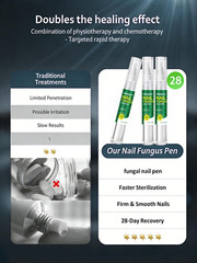 2026 Upgrade Toenail Fungus Treatment【GMP 0.34 Fl Oz (Pack of 3), White