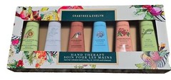 Crabtree & Evelyn Hand Therapy 6-Pack 0.9 oz Each Pomegranate Lily Nantucket NEW