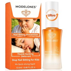 modelones Nail Biting Prevention for Kids 0.1 Fl Oz (Pack of 1), Pink Modern