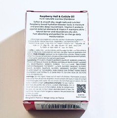 Le Mini Macaron Raspberry Scented Cuticle Oil Berry Bisous Nail Oil 10 mL