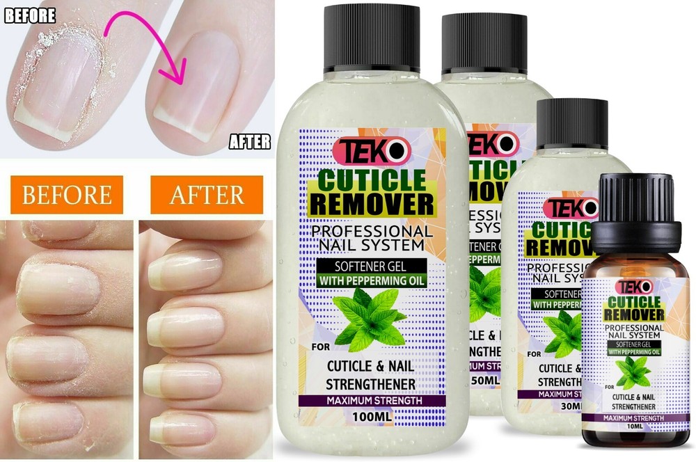 CUTICLE REMOVER Softener Gel Cream Nails Hybrid Manicure UK Fast Delivery