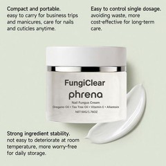FungiClear Phrena Nail Cream With Tea Tree Oil & Allantoin & Vitamin E 60ml