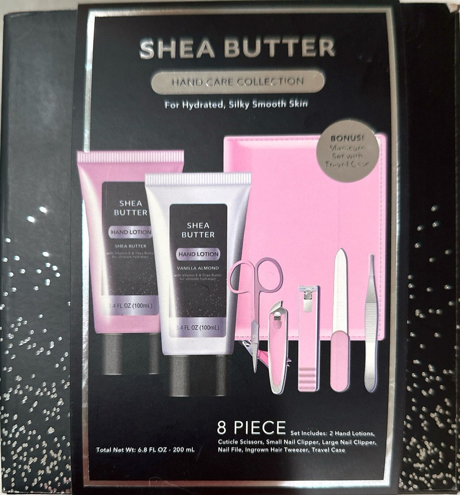 SHEA BUTTER HAND CARE COLLECTION 8 PIECE SET