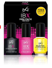 IBX Mini Pack Nail Strengthener Set: 3.75mL + 2.7mL + 4.4mL Oil