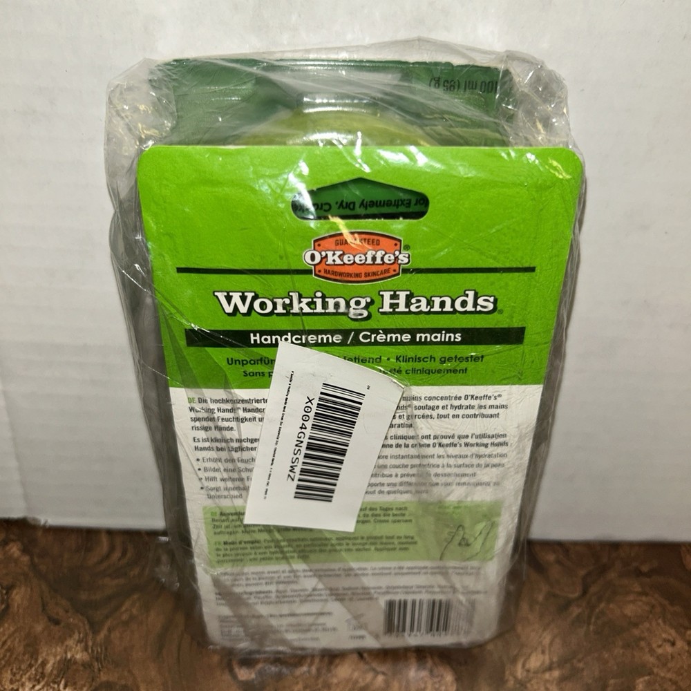 2 O’Keeffe’s Working Hands Hand Cream for Extreme Dryness – 3.4 oz Jar (2 Pack)
