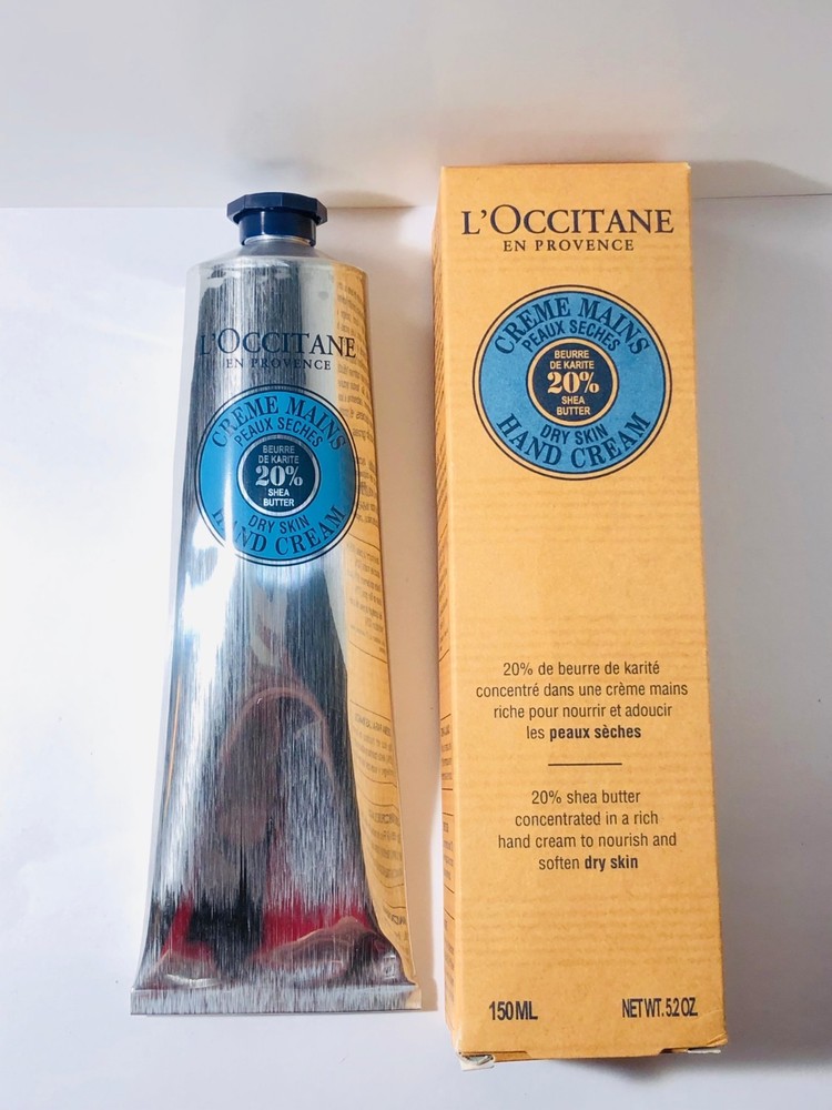 L’OCCITANE EN PROVENCE SHEA BUTTER DRY SKIN HAND CREAM 150ml 5.2oz NIB