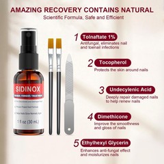 Toenail Fungus Treatment, Treatment Extra Strength 1 Fl Oz (Pack of 5), Red