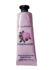 CRABTREE & EVELYN Rosewater TRAVEL PURSE SIZE Hand Therapy Cream Lotion 0.9 oz