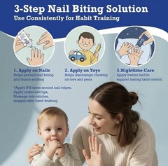 Fiayaf Byebite Nail Biting Thumb Sucking Day Night Nail Care Expires 08/31/2028