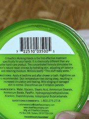 O’Keeffe’s Working Hands Hand Cream for Extreme Dryness – 3.4 oz Jar (1 Pack) 5c