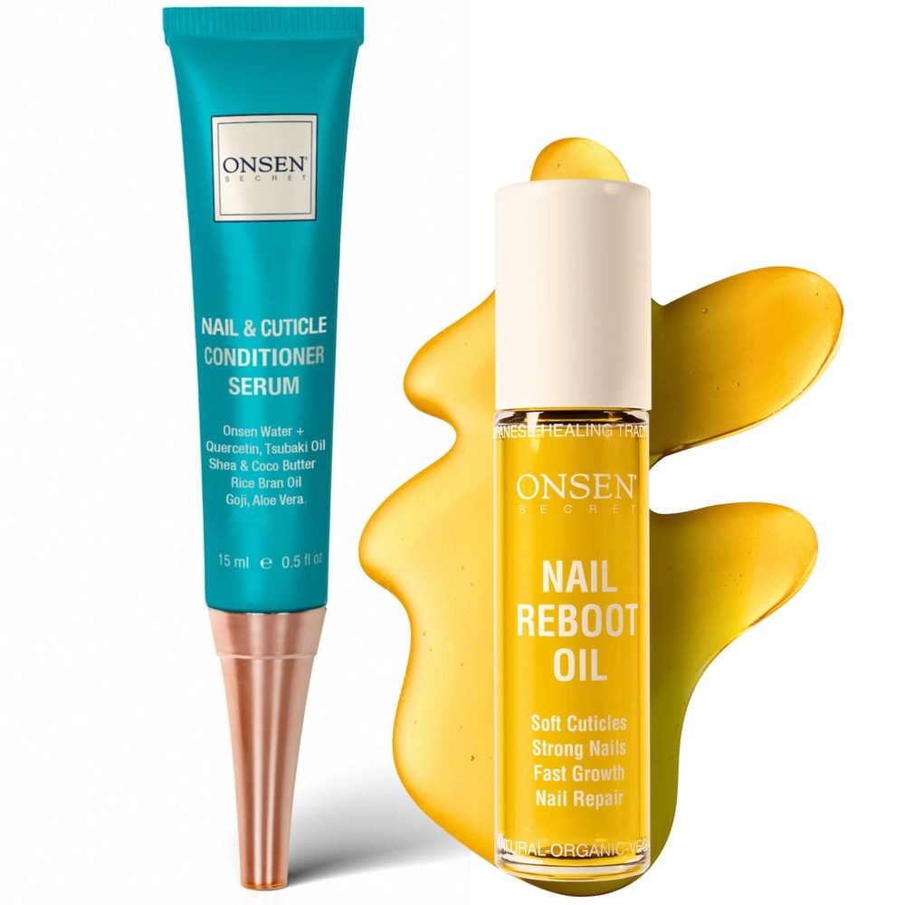 Nail Reboot Duo – Treatment for Damaged Nails – Natural Nail Care & Cuticle R…