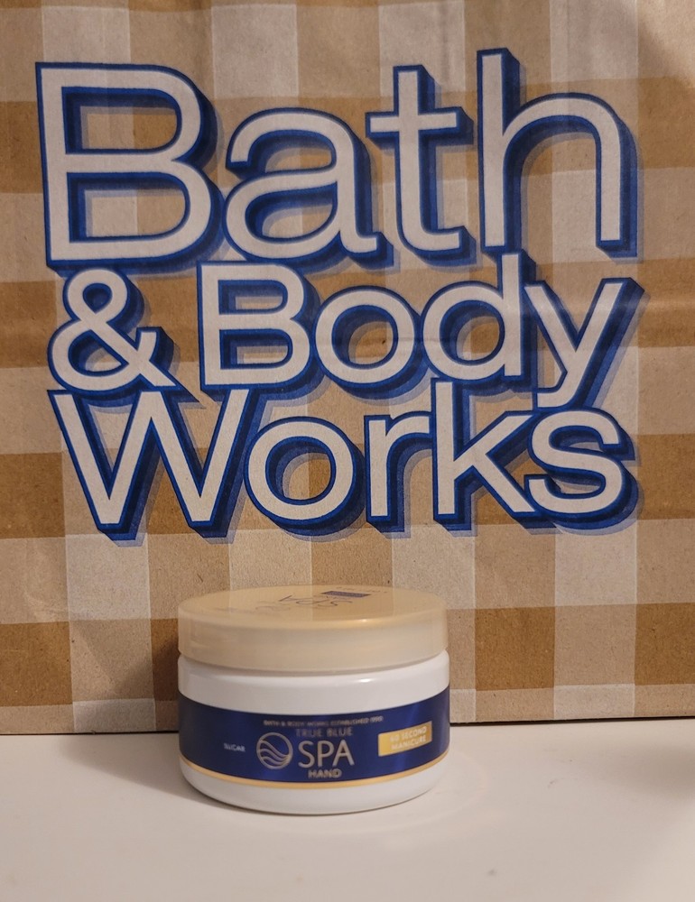 Bath & Body Works TRUE BLUE SPA HAND 60 SECOND MANICURE SCRUB