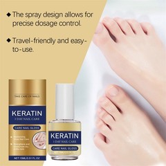 1-3x New Keratin Nail Treatment, Advanced 3-Day Keratin Nail Nourish Renewal Oil