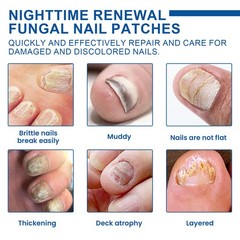 Night Nail Care Patch Thickening Nail Strengthener Overnight Nail Patch 32pcs