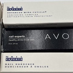 Vintage Avon Nail Experts Nail Care Lot: top shine, even out base coat