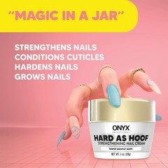 Onyx Professional Hard as Hoof Nail Strengthening Cream Coconut Scent – Nail …