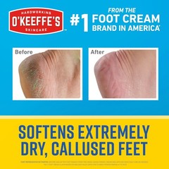 O’Keeffe’s for Healthy Feet Intense Renewal Cream 3 Ounce (Pack of 1), White