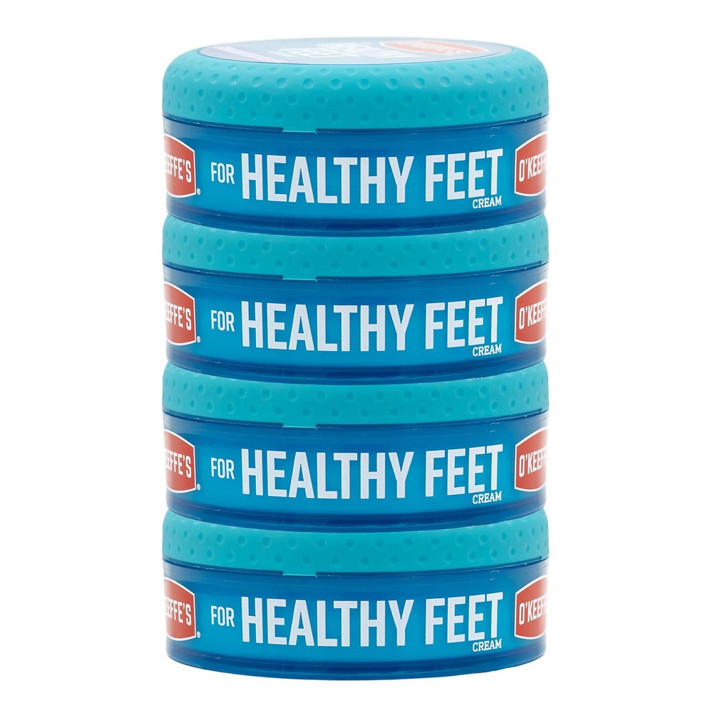 O’Keeffe’s for Healthy Feet Foot Cream; 3.2 Ounce (Pack of 4), White