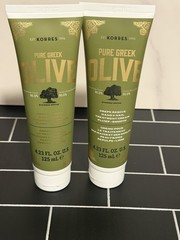 KORRES PURE GREEK OLIVE OIL CREPE RESCUE HAND & NAIL CREAM 4.23 fl oz. Lot Of 2