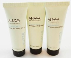 Wholesale Lot of 6 Tubes Ahava Dead Sea Water Mineral Hand Cream Travel Size