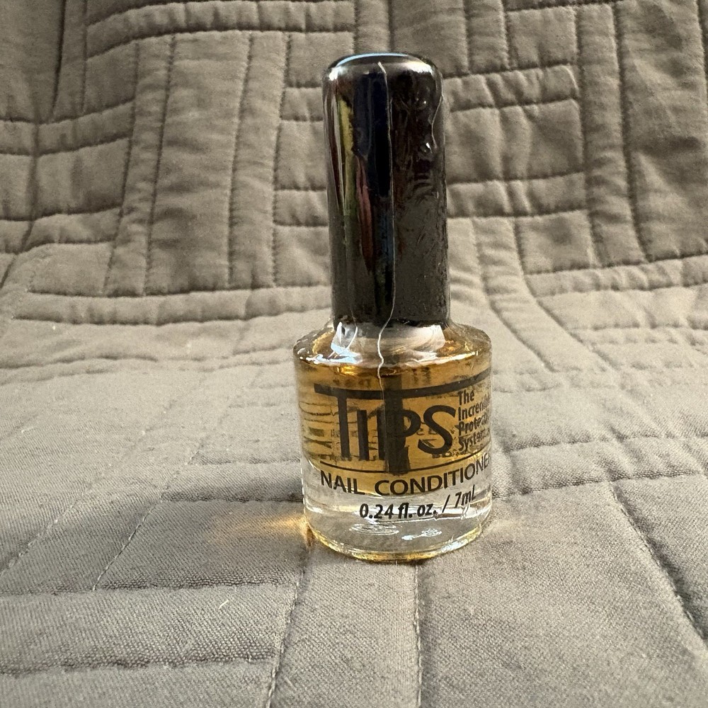 T.I.P.S. Tips Nail & Cuticle Strengthening Conditioner Treatment 0.24oz Sealed