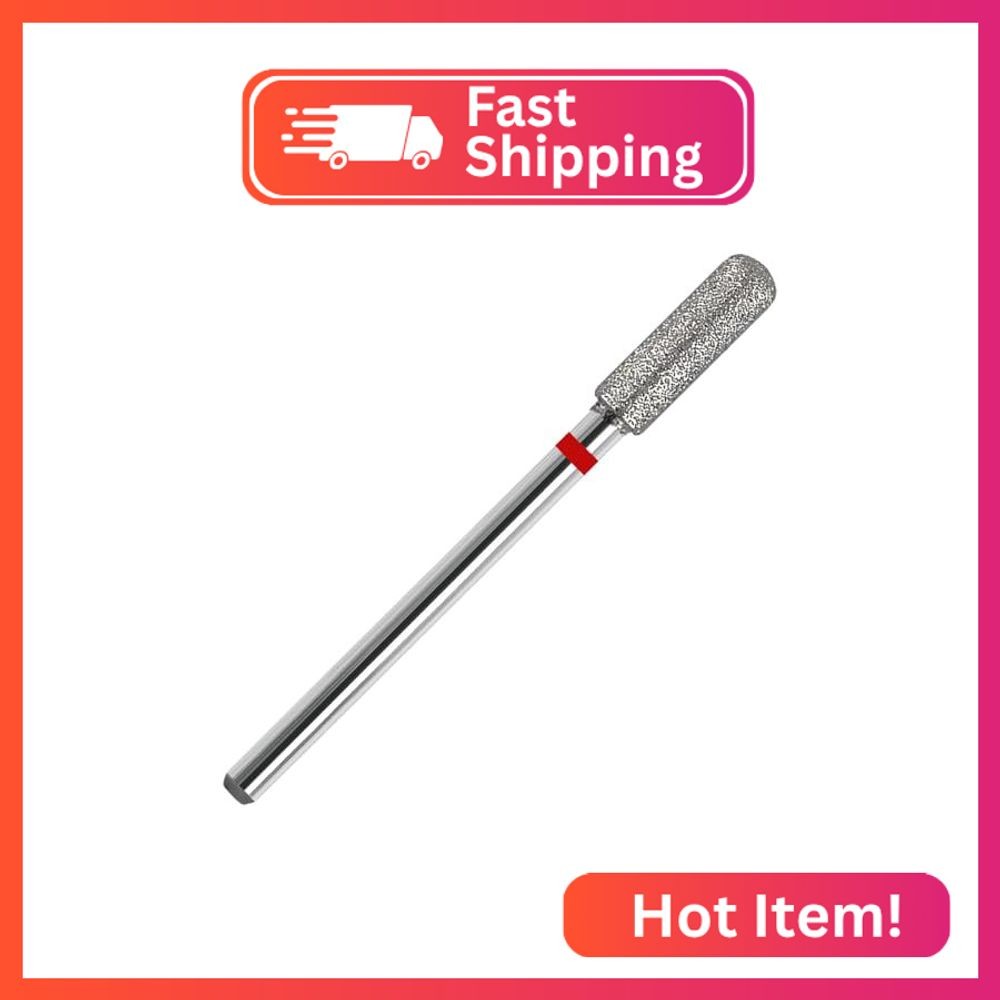 ZIRATONES Cuticle Nail Drill Bit, Pro Diamond Cuticle Bits for Nails Nail Buffer