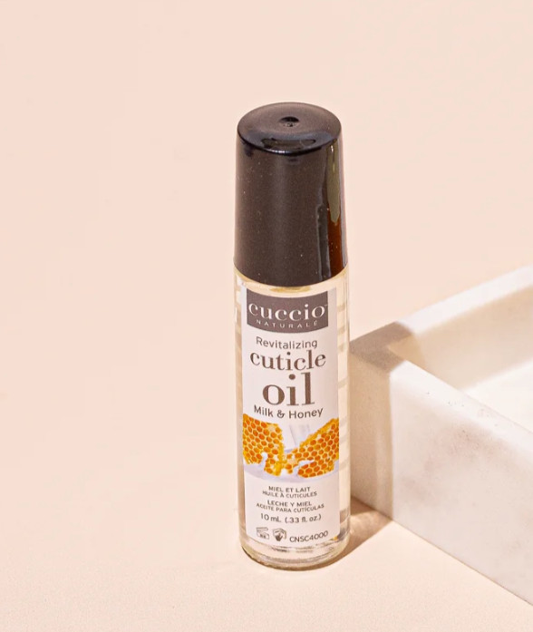 Cuccio Naturale Revitalizing Roll-on Cuticle Oil Milk & Honey 10ml/.33 fl oz NWT